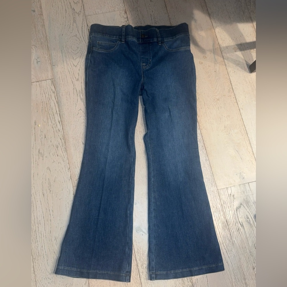NWT Spanx SPANXshape Everywhere Flare Jeans Authentic Blue 1X # 21164Q $170.00 - Picture 11 of 13